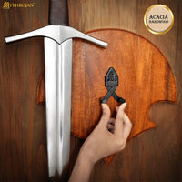 Handwood Sword Plaque with 15mm & 20mm Screw