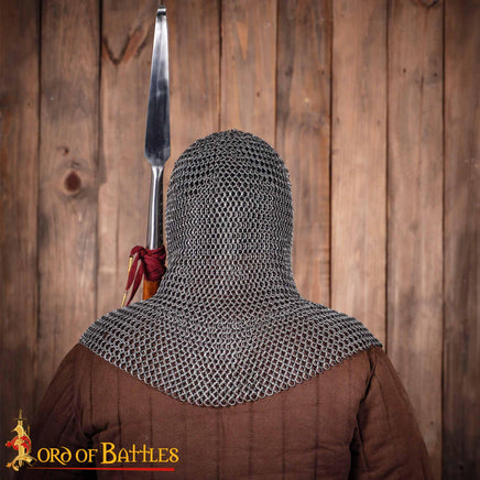 Medieval Chainmail Coif, Australian stock