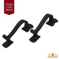 Medieval Handle with oil blackened finish