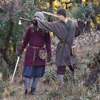 Medieval Klappenrock Woolen Coat Skyrim Jarl Costume