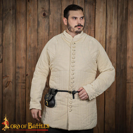 Medieval coin pouch with matching belt