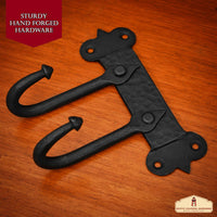 Medieval hand forged cloak hook