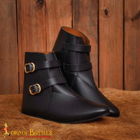Medieval Leather Ankle Boots