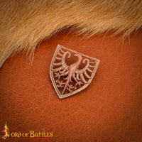 Bronze Heraldic Eagle Leather Belt Decoration