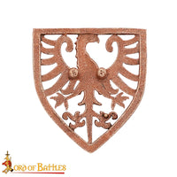 Bronze Heraldic Eagle Leather Belt Decoration