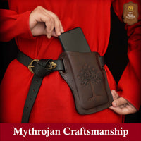 Tree of Gondor Leather Mobile Belt Pouch