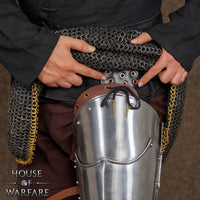 Medieval chainmail armour for the legs