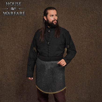 Medieval chainmail armour for the waist
