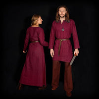 Viking Tunic "Erik" - Red Linen