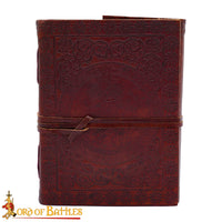 Medieval diary with leather cover gift idea