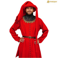 Medieval livery coat made from red wool