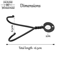 Hand Forged Sword Wall Hanger Mount