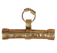 Viking Birka Brass Needle Case