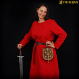 Medieval Dress - Red Cotton