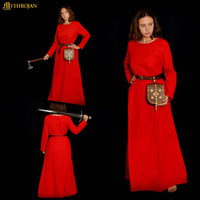 Medieval Dress - Red Cotton