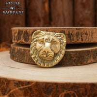 Brass Lion Face - Large