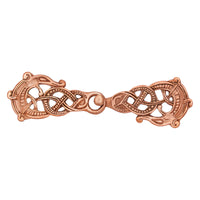 Midgard Serpent Bronze Cloak Clasp