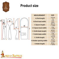 Rustic Settlers Feasting Gear Size Chart