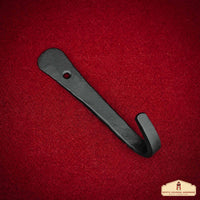 Rustic colonial hand forged wall hook