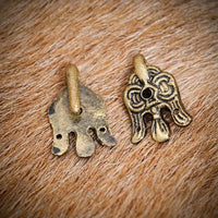 Rustic Norse hook for handmade cloaks
