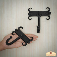 Rustic wall hook to suit gothic decor