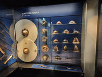 Anglo-Saxon Raised Shield Boss Polished - Medium 16 Gauge and Rivets