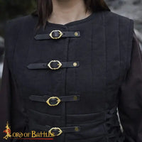 Sleeveless Viking Ladies gambeson clothing