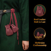 Small dice leather pouch