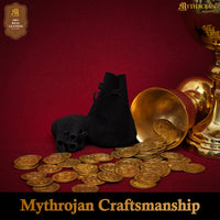 Small leather pouch for coins