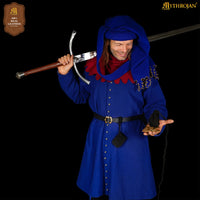 Small medieval leather pouch