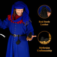 Small leather prize pouch