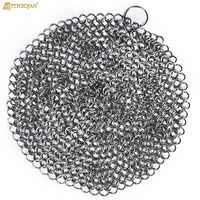 Stainless Steel round chainmail scrubber