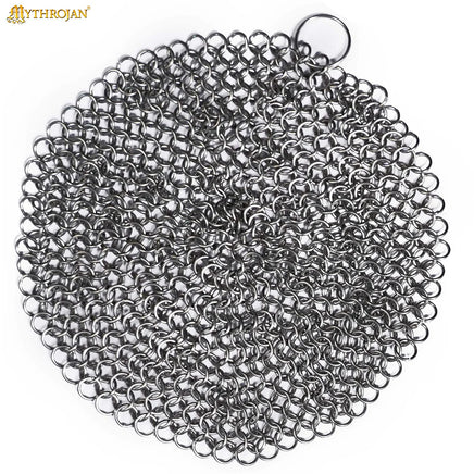 Stainless Steel round chainmail scrubber
