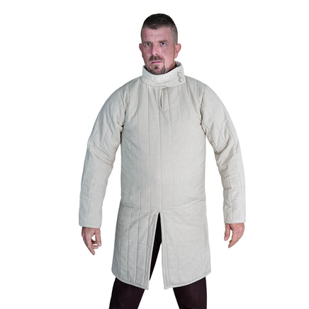 Triple Layer Medieval Gambeson White