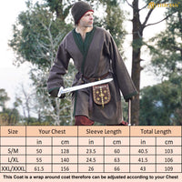 Viking Klappenrock Woolen Coat Size Guide