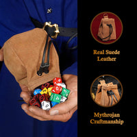 Medieval Drawstring Belt Bag - Brown