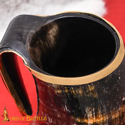 Viking Brass Rimmed Rustic Horm Available in Australian