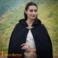 Viking Bronze Cloak Clasp with Celtic Dragon design suitable for heavy cloaks