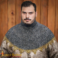 Chainmail Bishops Collar with Brass