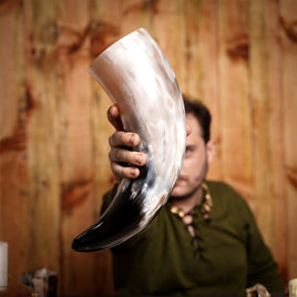 Extra Large Drinking Horn 40.5cm - 48.5cm (16"-19")