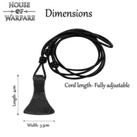 Iron Viking Axe Pendant