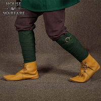 Viking green leg wrap clothing