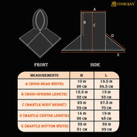 Viking hood sizes