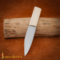 Viking Stainless Steel Knife with Bone Handle