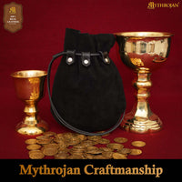 Viking leather coin purse