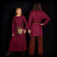 Viking Tunic "Erik" - Red Linen