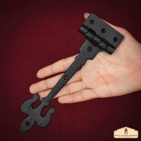 Vintage Victorian hinges with fleur design