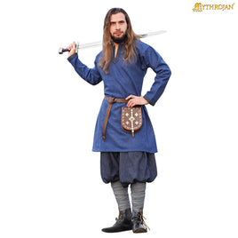 Viking Wool Tunic - Blue - "Erik the Bold"
