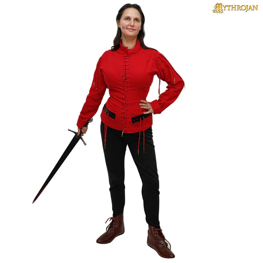 15th Century Arming Doublet With Aglets (No Padding)