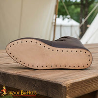 Medieval Brown Boot with Buckle